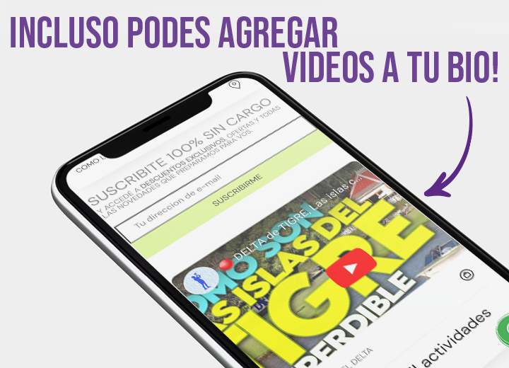 Podes agregar videos